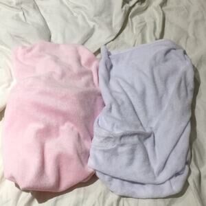 Changing pad cover duo pink and white like new